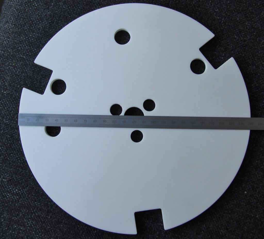 Macor Machinable Glass Ceramic disc Macor Machinable Glass Ceramic disc